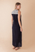 Vestido Longo Pala Listrada - comprar online