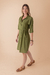 Chemise Curta com Transpasse Verde - comprar online
