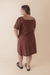 Vestido Curto Linho Marrom - Blumarine Rio