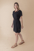 Vestido Curto Bolsos Laterais Preto na internet