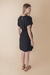 Imagem do Vestido Curto Bolsos Laterais Preto
