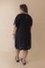 Vestido Curto Bolsos Laterais Preto - comprar online