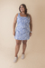 Short Saia Jeans Manchado - comprar online
