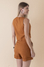 Short Linho Com Elastano Caramelo - loja online