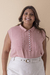 Blusa Nervuras Rosa Chá na internet
