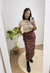 Saia Midi Envelope Oncinha - comprar online