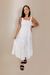 Vestido Midi Crepe Branco - comprar online