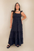 Vestido Longo Babados Preto na internet