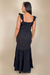 Vestido Longo Babados Preto - Blumarine Rio