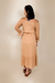 Vestido Midi Lana Nude na internet