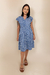 Vestido Curto Camadas Liberty Azul na internet