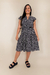 Vestido Curto Camadas Liberty Preto - Blumarine Rio