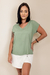 Blusa Decote V Verde na internet