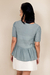 Blusa Peplum Verde na internet