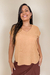 Blusa Decote V Caramelo - loja online