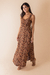 Vestido Longo Onça - comprar online