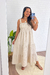 Vestido Midi Crepe Amêndoa - loja online