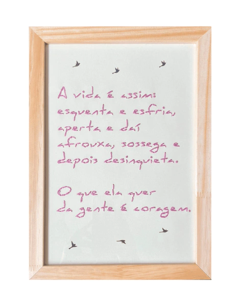 Viver é coragem | A4 básica