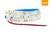 Fita led 2835 4.8W/m Amarelo 12V IP20 5mts Ref: 3359/714 - loja online