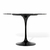 Mesa Saarinen Redonda 150cm com Tampo em Mármore Nero Marquina - comprar online