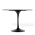 Mesa Saarinen Oval 137x91cm com Tampo em Mármore Nero Marquina - comprar online