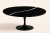 Mesa Saarinen Redonda 110cm com Tampo em Mármore Nero Marquina