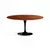 Mesa Saarinen Ø Redonda 80cm em Madeira Pau Ferro Melamina