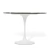 Mesa Saarinen Oval 137x91cm com Tampo em Mármore Nero Marquina na internet