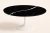 Mesa Saarinen Oval 137x91cm com Tampo em Mármore Nero Marquina - comprar online