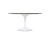 Mesa Saarinen Oval de 198x122cm com Tampo em Mármore Preto Absoluto - comprar online