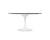 Mesa Saarinen Oval de 220x122cm com Tampo em Mármore Preto Absoluto - comprar online