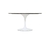 Mesa Saarinen Oval de 244x137cm com Tampo em Mármore Preto Absoluto - comprar online