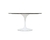 Mesa Saarinen Oval de 160x90cm com Tampo em Mármore Preto Absoluto - comprar online