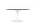 Mesa Saarinen Oval de 200x100cm com Tampo em Mármore Preto Absoluto - comprar online