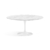 Mesa Saarinen Redonda 90cm com Tampo em Mármore Carrara