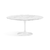 Mesa Saarinen Redonda 80cm com Tampo em Mármore Carrara