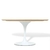 Mesa Saarinen Oval em Madeira Freijó Melamina 120x80cm na internet