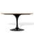 Mesa Saarinen Oval em Madeira Freijó Melamina 160x90cmn para 6 lugares