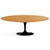 Mesa Saarinen Oval em Madeira Freijó Melamina 137x91cm - Nunex Móveis e Design
