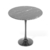 Mesa Saarinen Lateral Tampo de Ø 40cm em Nero Marquina