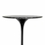 Mesa Saarinen Lateral Tampo de Ø 40cm em Nero Marquina na internet