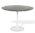 Mesa Saarinen Redonda 140cm com Tampo em Mármore Nero Marquina