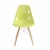 Cadeira Charles Eames de Fibra 100% Brasileira com Base Wood Torre Eiffel Madeira E Inox - loja online