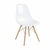 Cadeira Charles Eames de Fibra 100% Brasileira com Base Wood Torre Eiffel Madeira E Inox - loja online