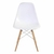 Imagem do Cadeira Charles Eames de Fibra 100% Brasileira com Base Wood Torre Eiffel Madeira E Inox