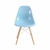 Cadeira Charles Eames de Fibra 100% Brasileira com Base Wood Torre Eiffel Madeira E Inox - comprar online