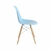 Cadeira Charles Eames de Fibra 100% Brasileira com Base Wood Torre Eiffel Madeira E Inox na internet