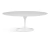 Mesa Saarinen Oval 140x90cm com Tampo em Nanoglass