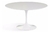 Mesa Saarinen Redonda 110cm com Tampo em Mármore Quartzo