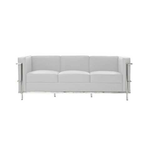 Sofa Le Corbusier 3 Lugares para escritório ou recepção - comprar online